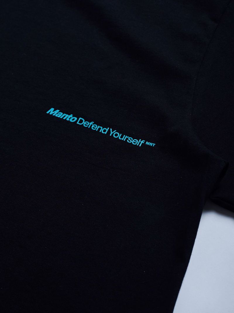 MANTO defend 23 oversize tshirt-  black